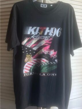 Kith x Formula 1 F1 T-shirt - Size Large - like new